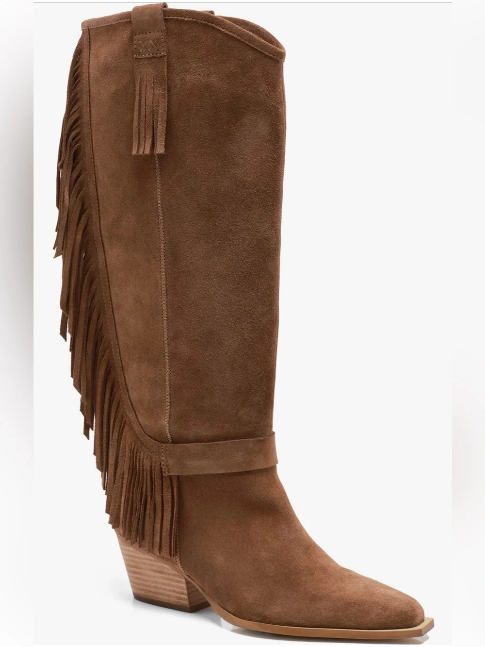 Free People Faith Fringe Western Boots